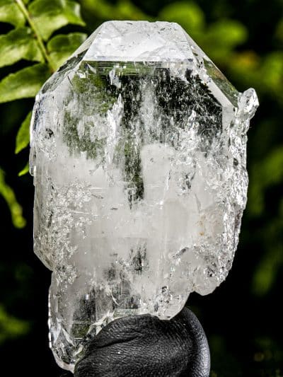 Colombian Tabular Double Terminated Alien Silver Light Lemurian Seed Tabular Quartz Crystal