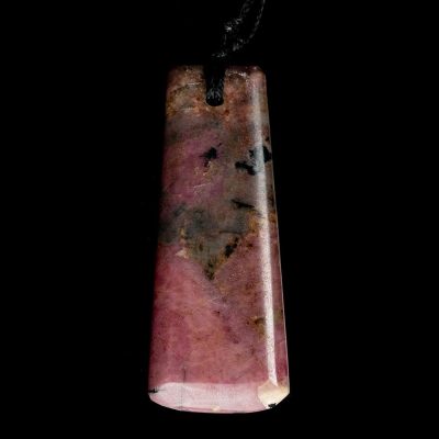 Australian Polished Rhodonite Pendant