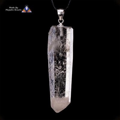 Mongolian Citrine Laser Phantom Quartz Pendant