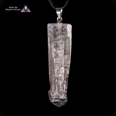 Mongolian Citrine Laser Phantom Quartz Pendant