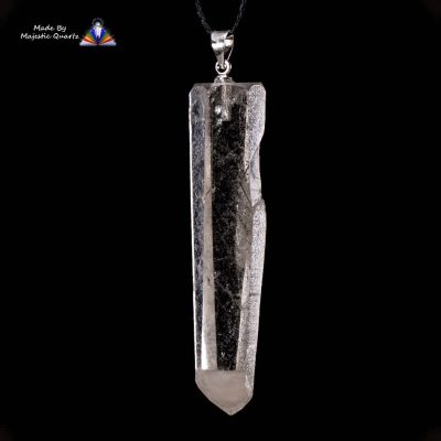 Mongolian Citrine Laser Phantom Quartz Pendant