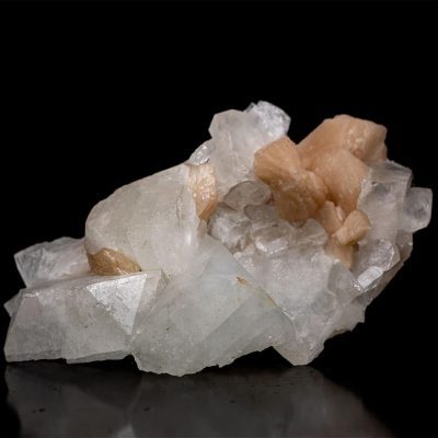 Apophyllite and Stilbite Mineral Specimen