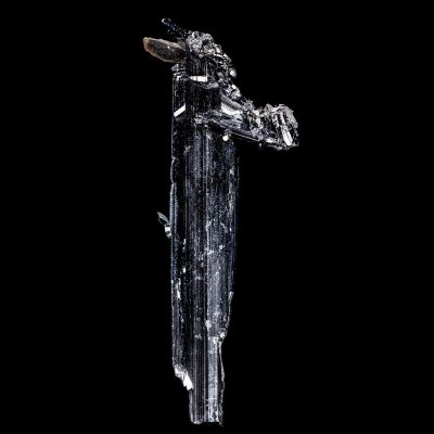 Terminated Stibnite Crystal Cluster