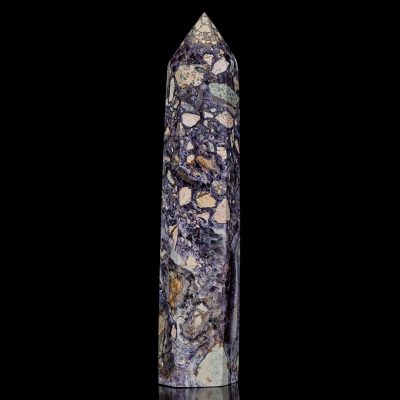 Polished Elemental Fluorite Point – New Find!