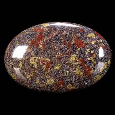 Dragons Bloodstone Polished Palm Stone