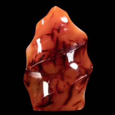 Polished Carnelian Flame of Life