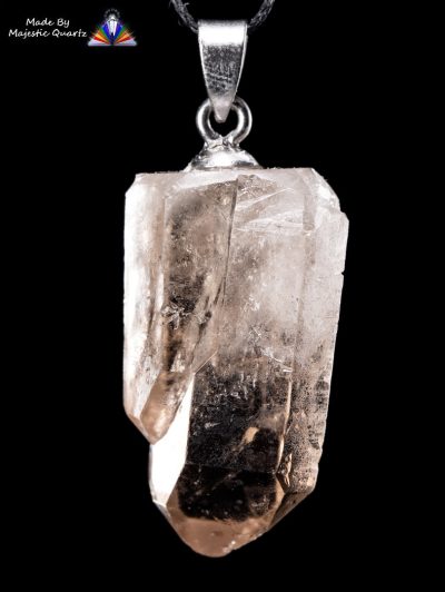 Natural Smoky Channel Quartz Pendant