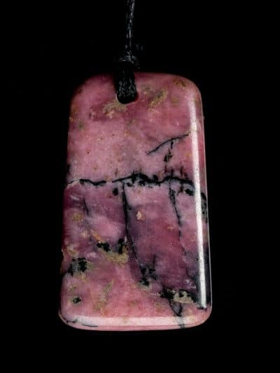 Australian Polished Rhodonite Pendant