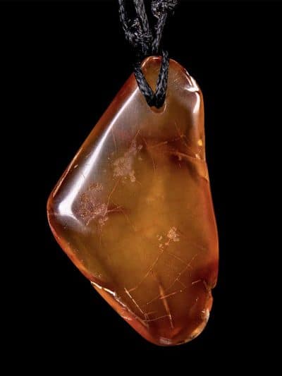 New Zealand Polished Carnelian Pendant