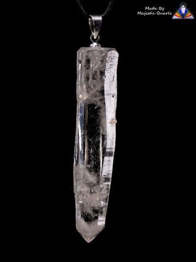 Mongolian Citrine Laser Phantom Quartz Pendant