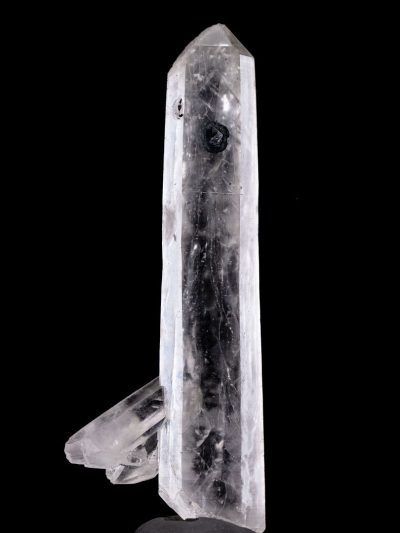 Inner Mongolian Quartz Laser Wand with Specularite Rosette