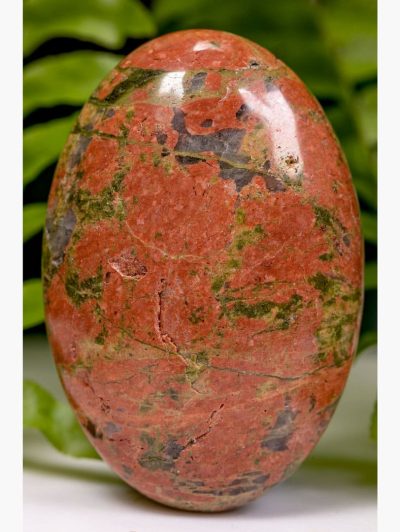 Unakite Polished Palm Stone