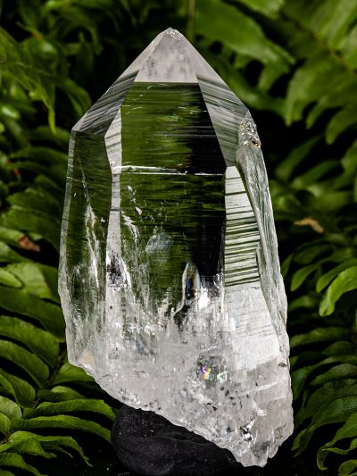 Colombian Lemurian Seed Rainbow Clear Quartz Crystal