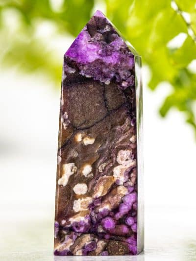 High Grade Sugilite Polished Point