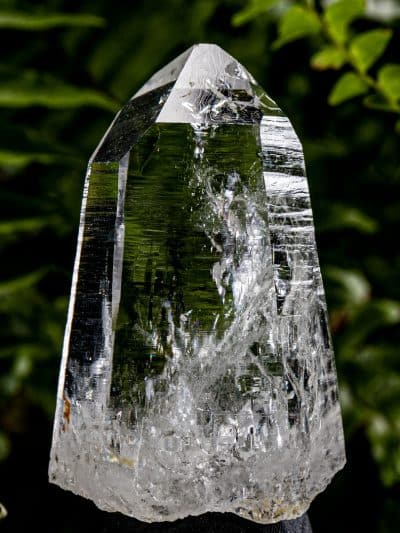 Colombian Tabular Rainbow Silver Light Lemurian Seed Quartz Crystal