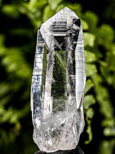 Colombian Record Keeper Past Time-Link Silver Light Lemurian Seed Quartz Crystal