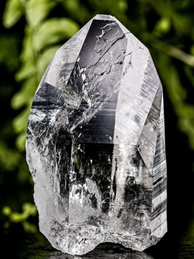 Colombian Time-Link Silver Light Lemurian Seed Rainbow Channel Quartz Crystal