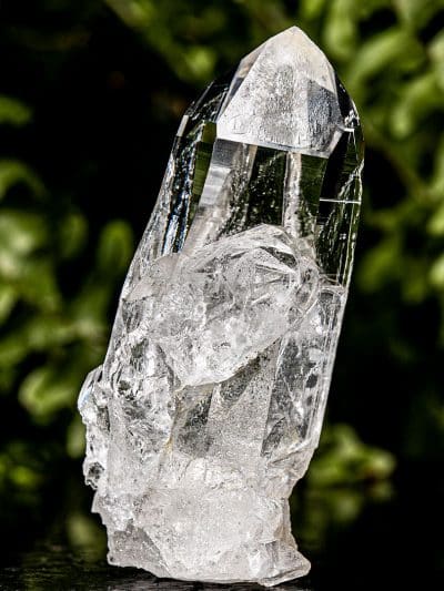 Colombian Window Silver Light Lemurian Seed Devic Temple Rainbow Quartz Crystal