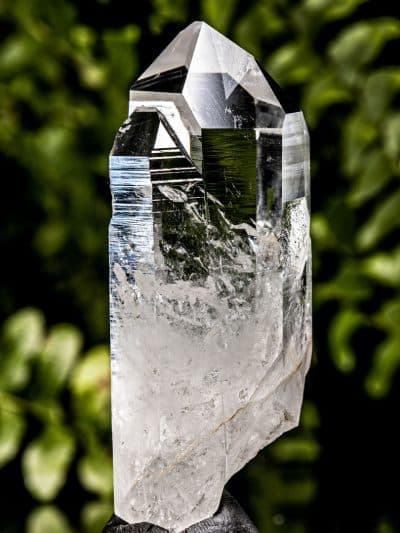 Colombian Twin Silver Light Lemurian Seed Rainbow Devic Temple Channel Quartz Crystal