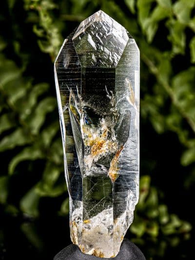 Colombian Dow Record Keeper Silver Light Lemurian Seed Rainbow Quartz Crystal