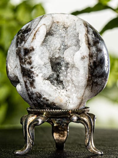 Polished Druzy Quartz Sphere