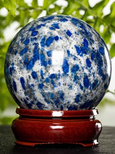 Unique Spotted Lapis Lazuli Sphere