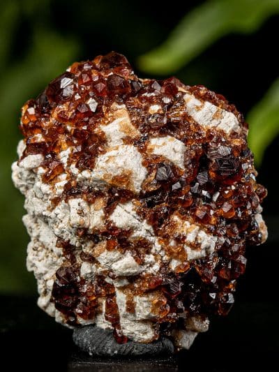 Gemmy Spessartine Garnet Cluster Specimen