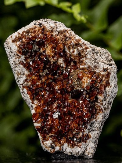 Gemmy Spessartine Garnet Cluster Specimen