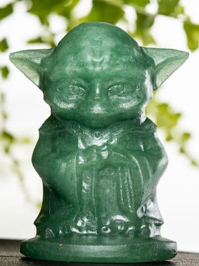 Green Aventurine Alien From A Galaxy Far Far Away!