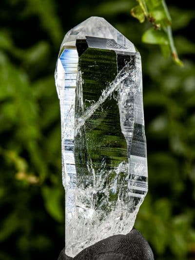 Colombian Time-Link Silver Light Lemurian Seed Devic Temple Quartz Crystal