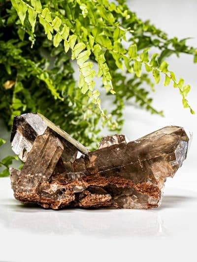 Smoky Quartz Crystal Cluster