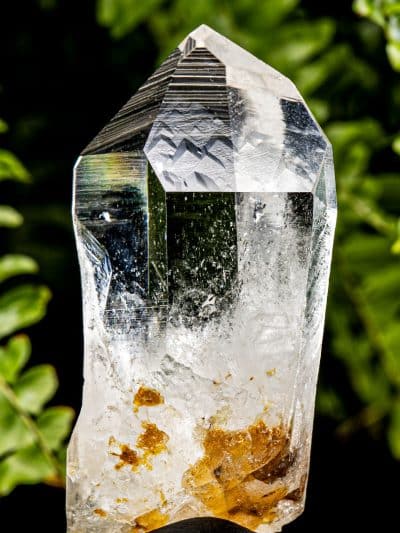 Colombian Record Keeper Channel Silver Light Lemurian Seed Quartz Crystal
