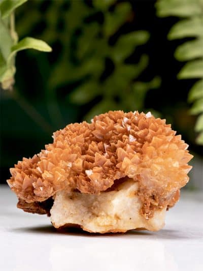 Orange Calcite Flower Cluster