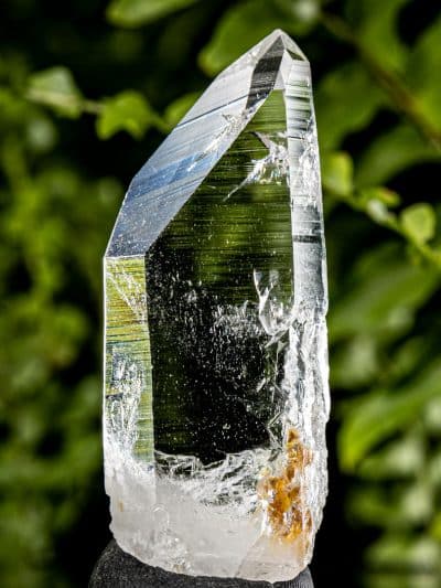 Colombian Record Keeper Channel Silver Light Lemurian Seed Self-Healed Quartz Crystal