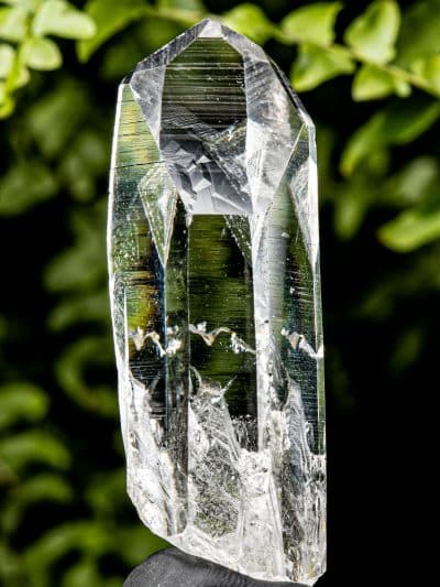 Colombian Record Keeper Channel Silver Light Lemurian Seed Quartz Crystal
