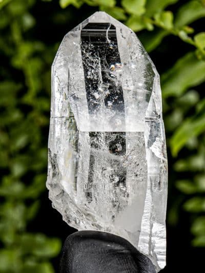 Colombian Record Keeper Eight Sided Grounding Starbrary Silver Light Lemurian Seed Rainbow Quartz Crystal