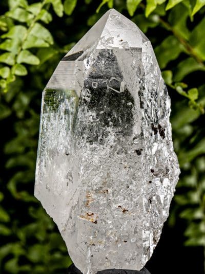 Colombian Record Keeper Starbrary Silver Light Lemurian Seed Self-Healed Rainbow Quartz Crystal
