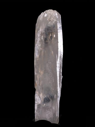 Cathedral Crown Blue Smoke Key Hole Quartz Wand Crystal