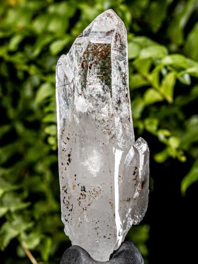 Colombian Double Terminated Copper Included Alien Silver Light Lemurian Seed Phantom Included Quartz Crystal