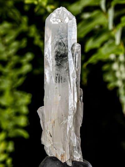 Double Terminated Cathedral Crown Blue Smoke Quartz Crystal