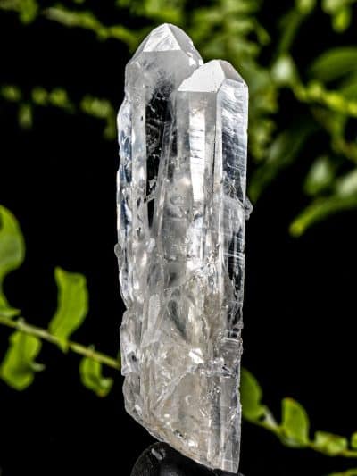 Blue Smoke Phantom Cookeite Included Twin Quartz Crystal